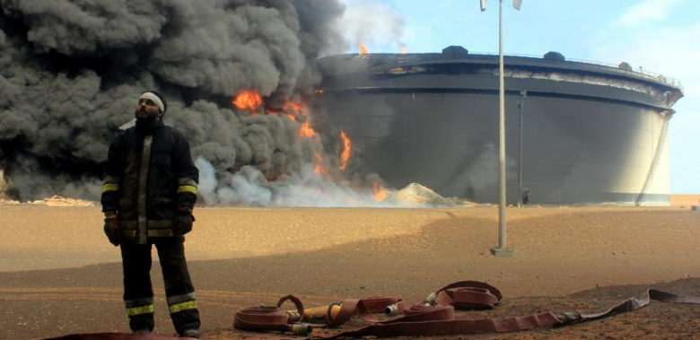 LIBYA'S OIL PRODUCTION DOWN 400 TBD