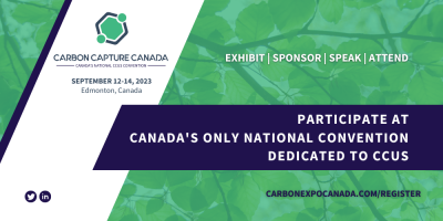 Carbon Capture Canada September 12-14, 2023 Edmonton Convention Centre Alberta, Canada