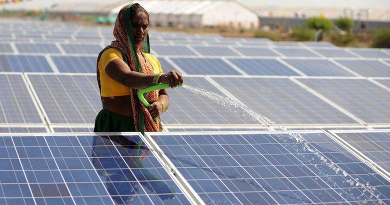 INDIA'S SOLAR POWER UP 28%