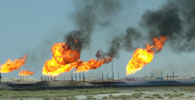 GLOBAL GAS FLARING UP 3%