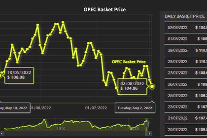 OPEC OIL PRICE: $100.01