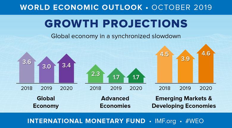 IMF: THE GLOBAL ECONOMY SLOWDOWN