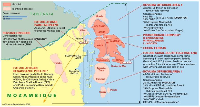 MOZAMBIQUE'S GAS PROJECTS