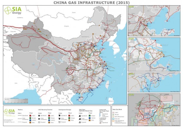 CHINA GAS MAP