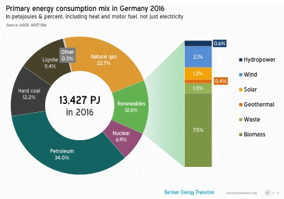 PRIMARY ENERGY CONSUMPTION GERMANY 2016