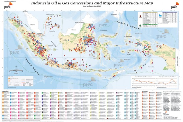 INDONESIA OIL GAS MAP