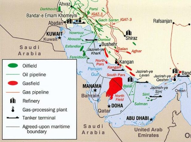 IRAN SOUTH PAGS GASFIELD