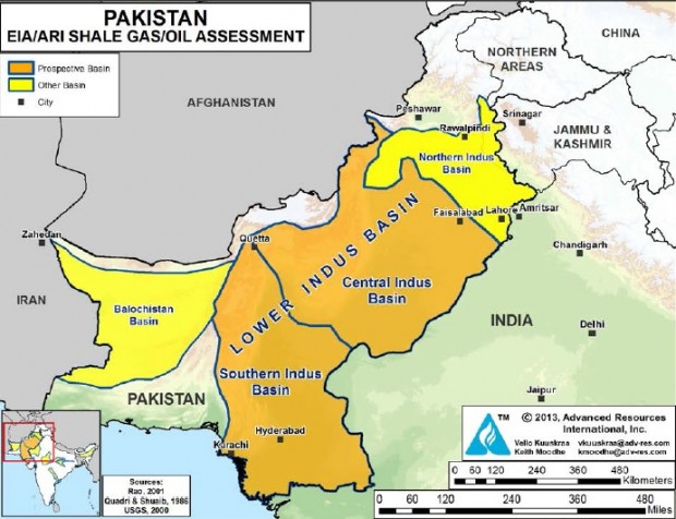 PAKISTAN OIL GAS ASSESSMENT MAP