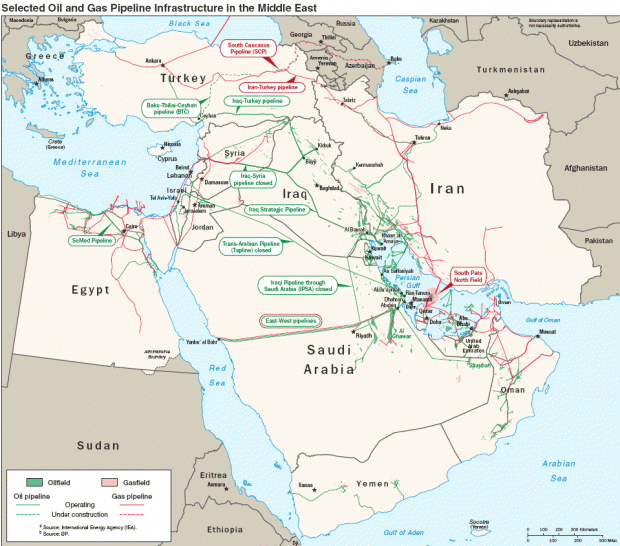 saudi oil gas fields pipelines 