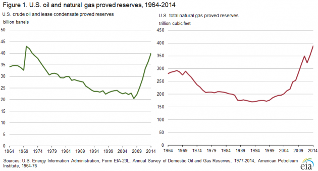 USA OIL GAS RESERVES
