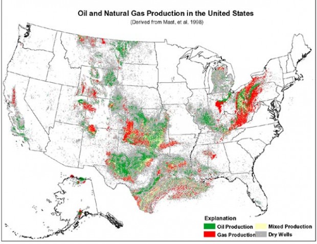 USA OIL GAS PRODUCTION