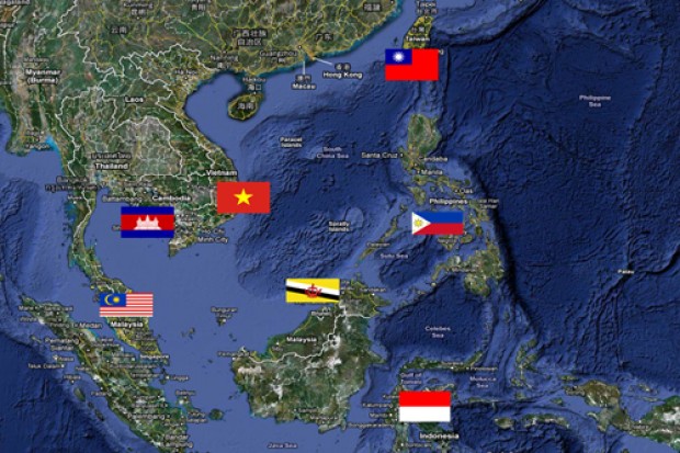 SOUTH CHINA SEA MAP